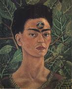 Frida Kahlo Thinking about death oil painting artist